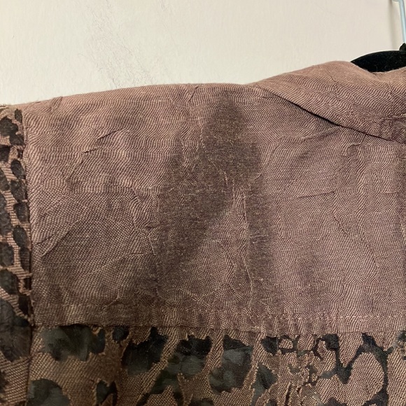 Vintage Joseph Ribkoff leopard print short sleeved shacket size 14 - Picture 8 of 10